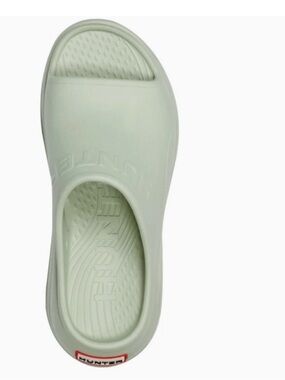 Hunter Slide Sandal in Sage Green